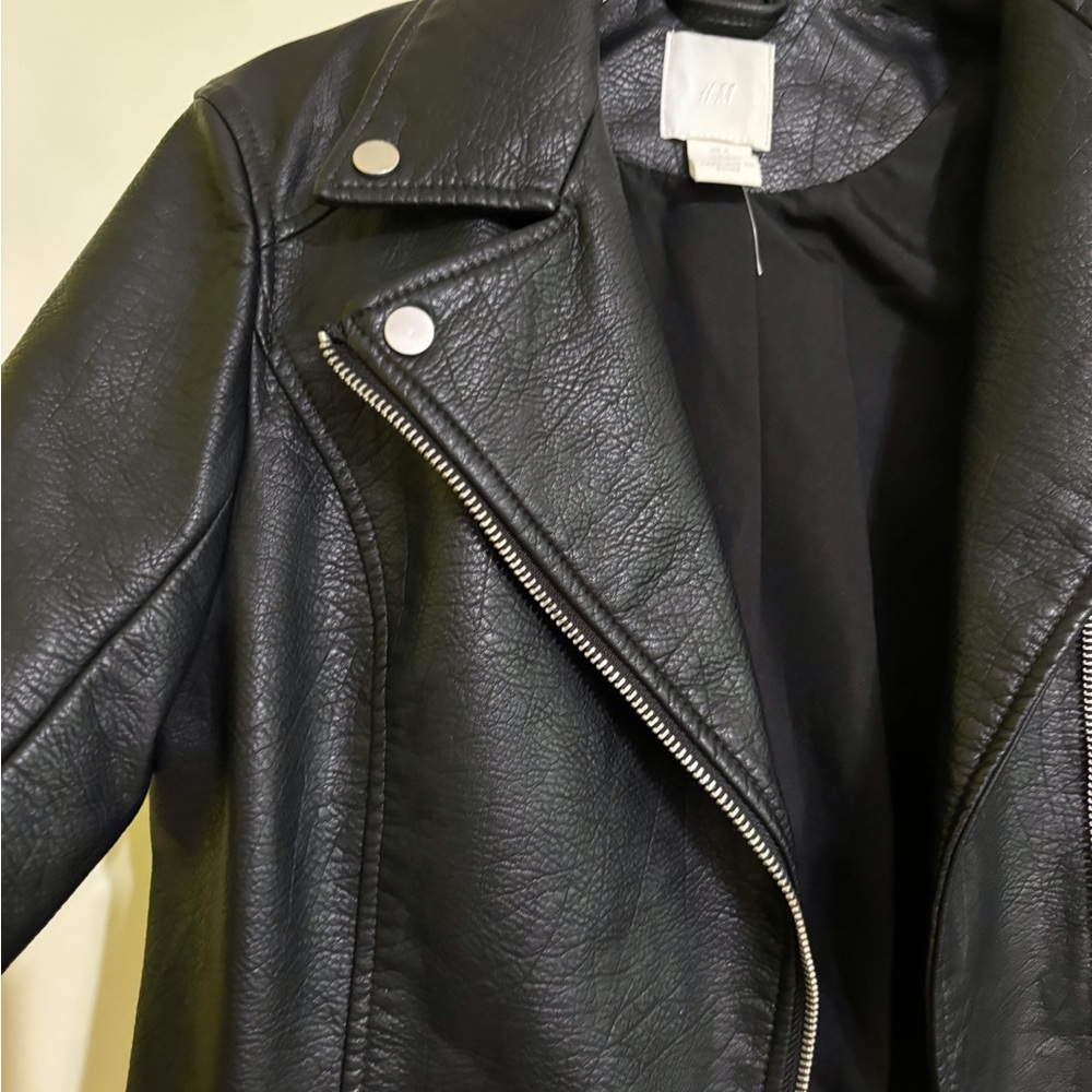 H&M faux leather Biker Jacket